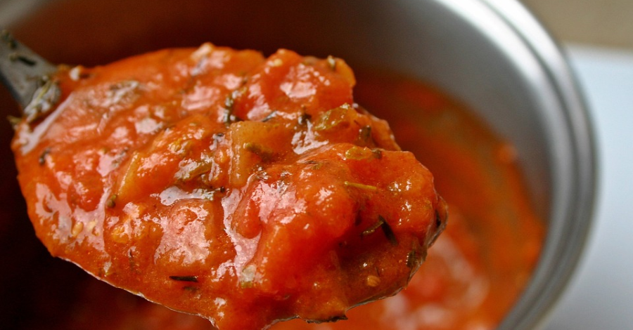 Receitas de Panquecas-Molho de tomate
