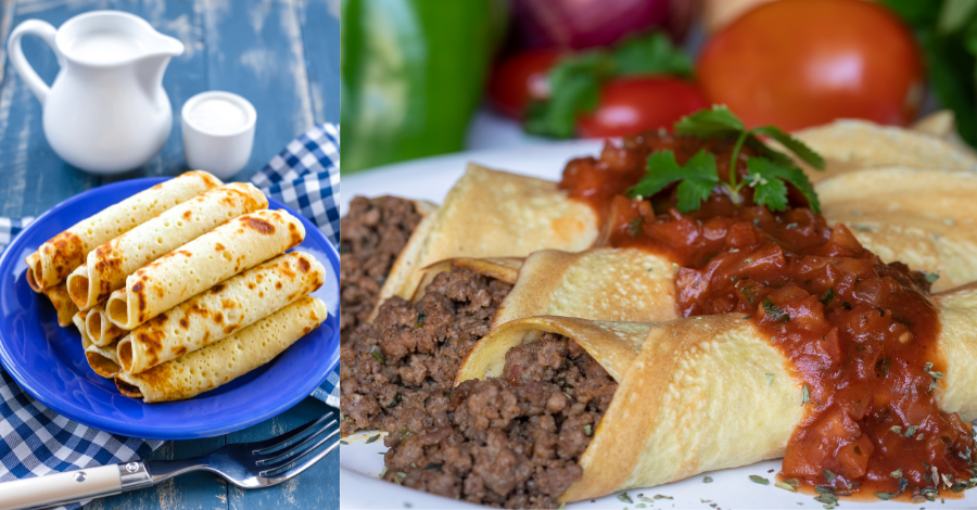 Receita de Panquecas finalizadas