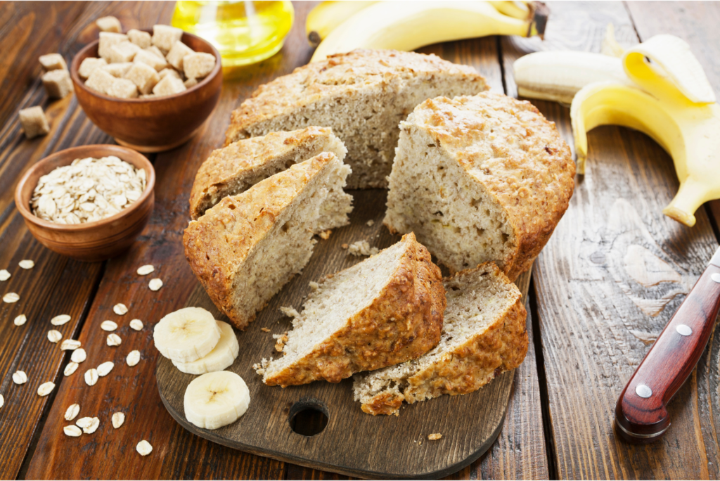 BOLO DE BANANA COM AVEIA